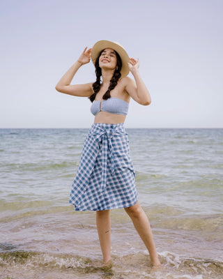 <tc>Falda Pareo azul</tc>